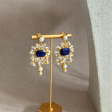 Athena Navy Blue Necklace Set - Ahseya & Co