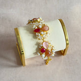 Avaya Peach Rose Bracelet