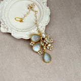 Dania Grey Kundan Tikka