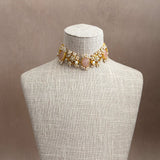 Safa Rose Pink Kundan Choker Set