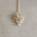 Eliana Pink Pearl Necklace Set
