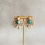 Uzelle Lilac Stud Earrings - Ahseya & Co