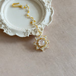 Starry White Crystal Tikka - Ahseya & Co
