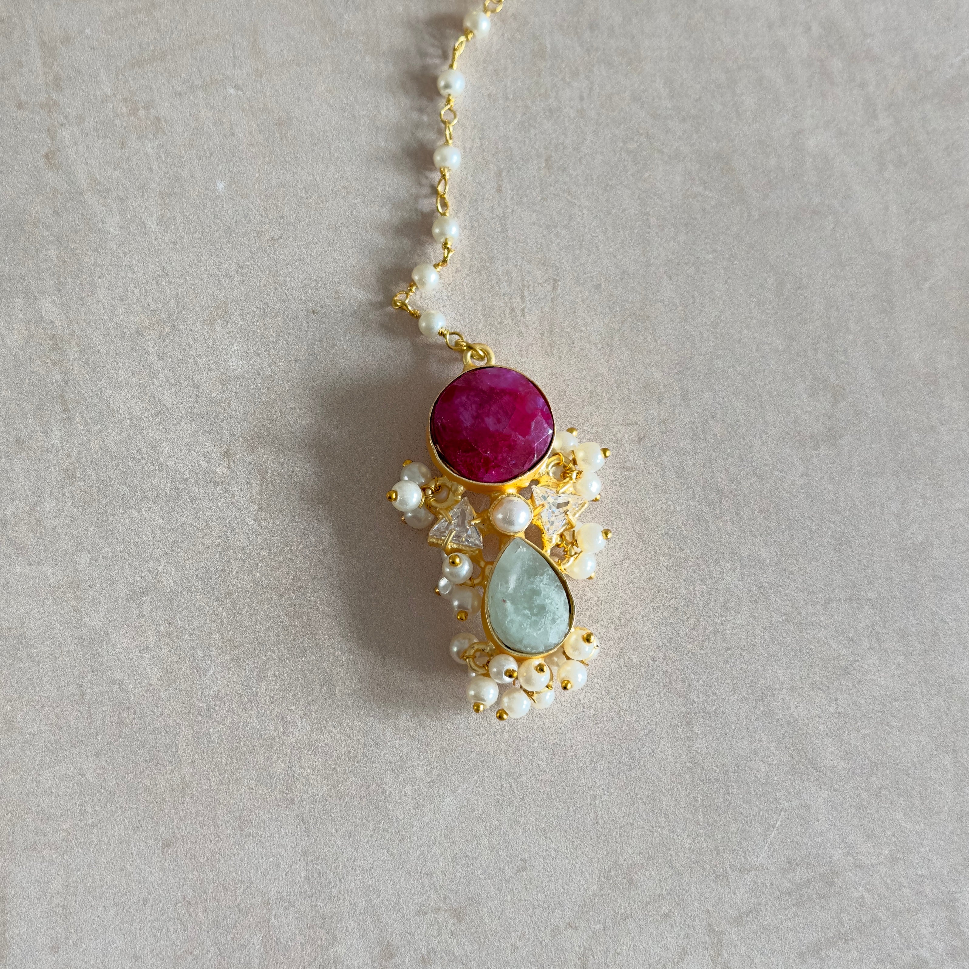 Drew Crystal Necklace Set - Ahseya & Co