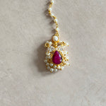 Ada Fuchsia Pearl Necklace set - Ahseya & Co