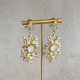Zye Pearl Crystal Drop Earrings