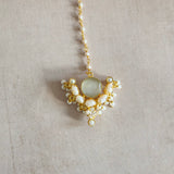 Hayat Grey Pearl Mala Set