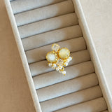 Amara Grey Crystal Ring