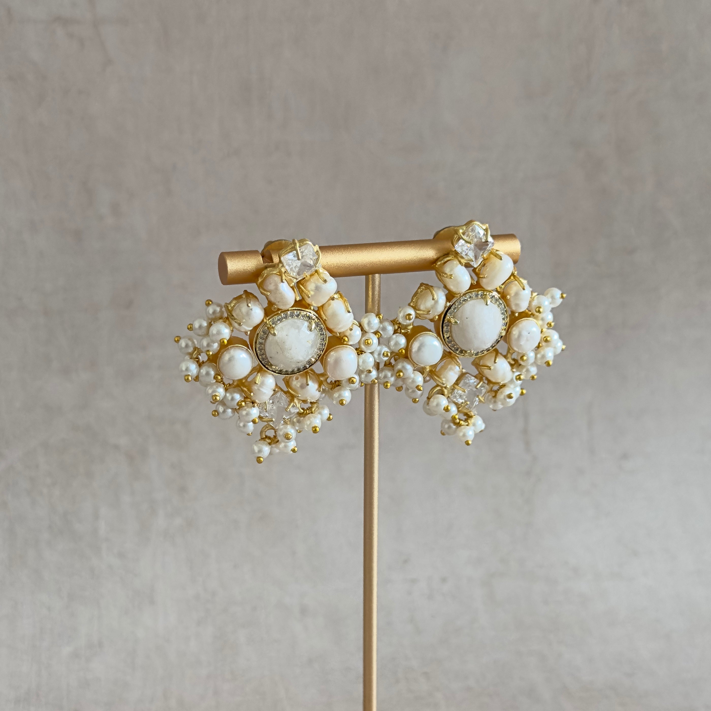 Ivana Crystal Stud Earrings - Ahseya & Co
