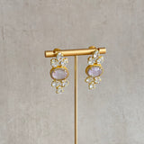 Esme Lilac Stud Earrings