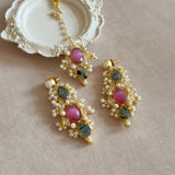 Laleh Olive PInk Tikka Set