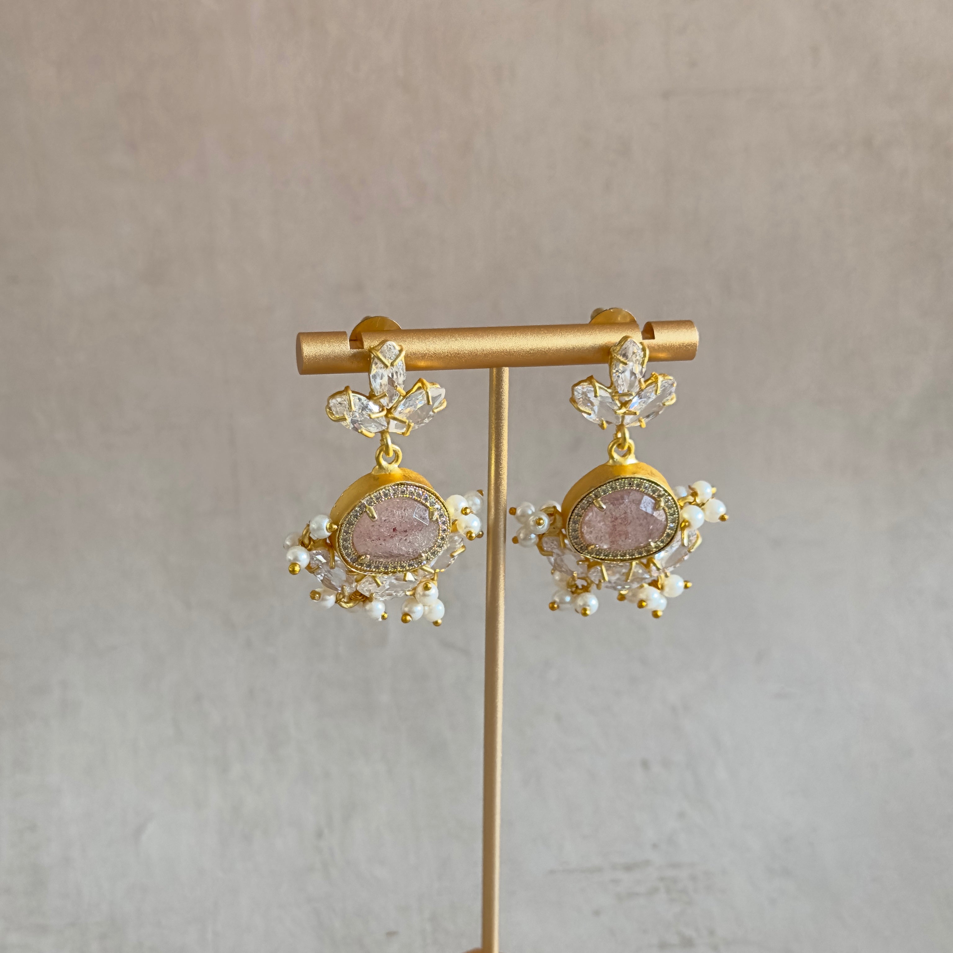 Amali Crystal Drop Earrings - Ahseya & Co