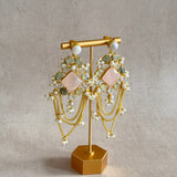 Dina Pink Drop Earrings