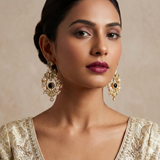 Rumiya Marine Crystal Drop Earrings - Ahseya & Co