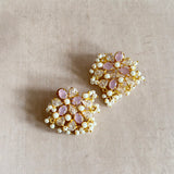 Ulani Lilac Stud Earrings - Ahseya & Co