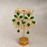 Fiora Green Crystal Drop Earrings