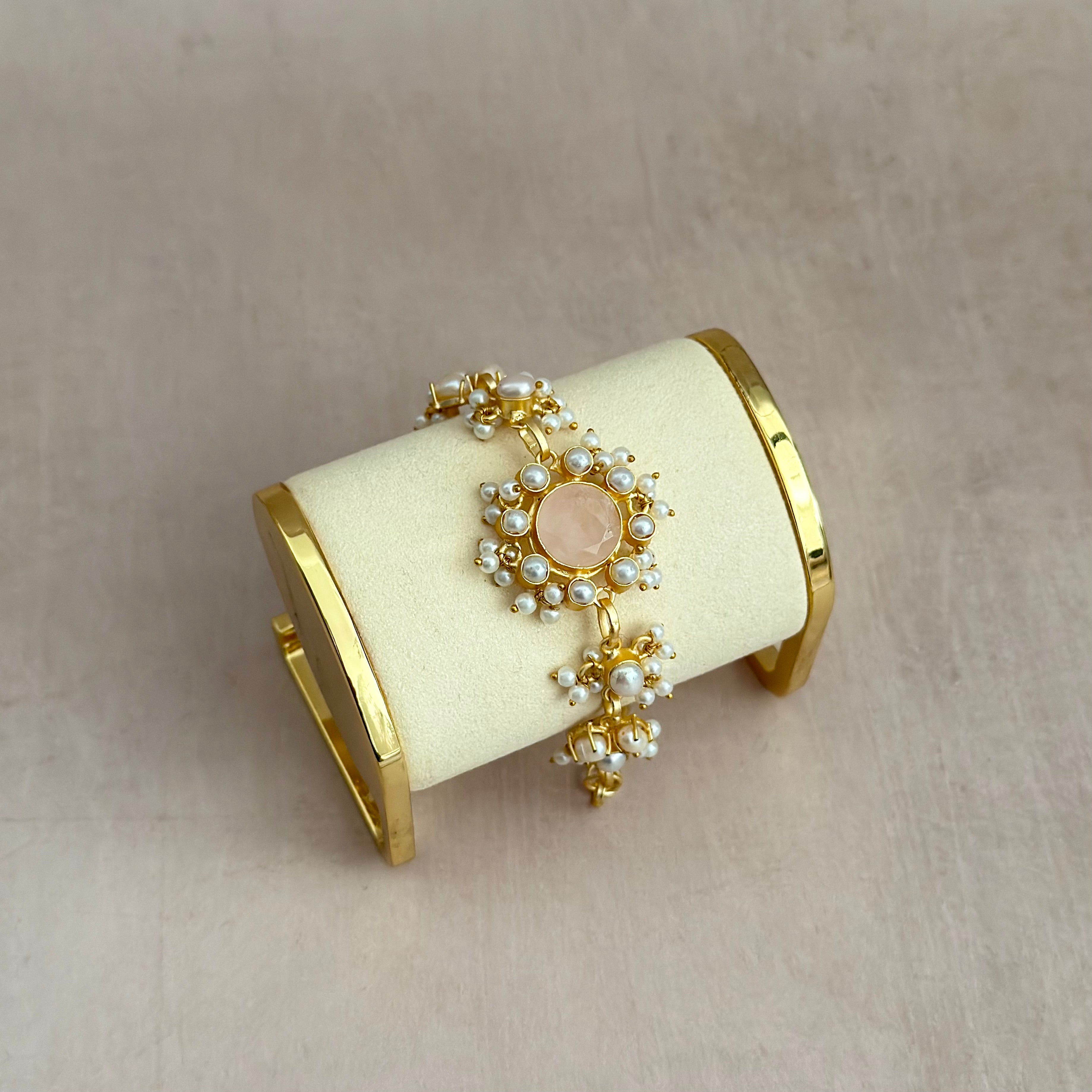 Amira Rose Pearl Bracelet - Ahseya & Co