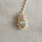 Lauretta Grey Crystal Choker Set - Ahseya & Co