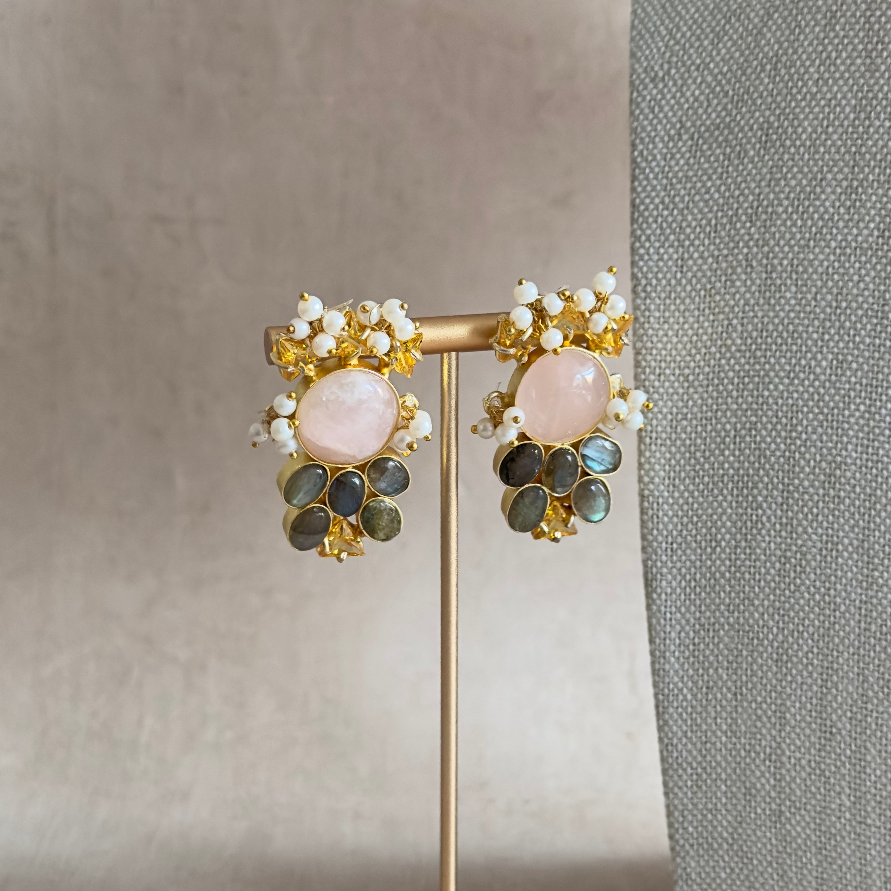 Catherine Pink Necklace Set - Ahseya & Co