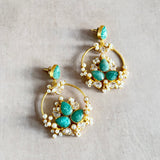 Arwa Crystal Drop Earrings