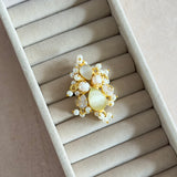 Antonia Grey Pearl Ring