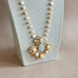 Sahara Crystal Pearl Mala Set