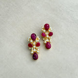 Molly Fuchsia Stud Earrings