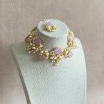 Nadine Lilac Necklace Set - Ahseya & Co