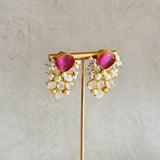 Azra Pink Stud Earrings