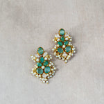 Ariana Marine Stud Earrings - Ahseya & Co