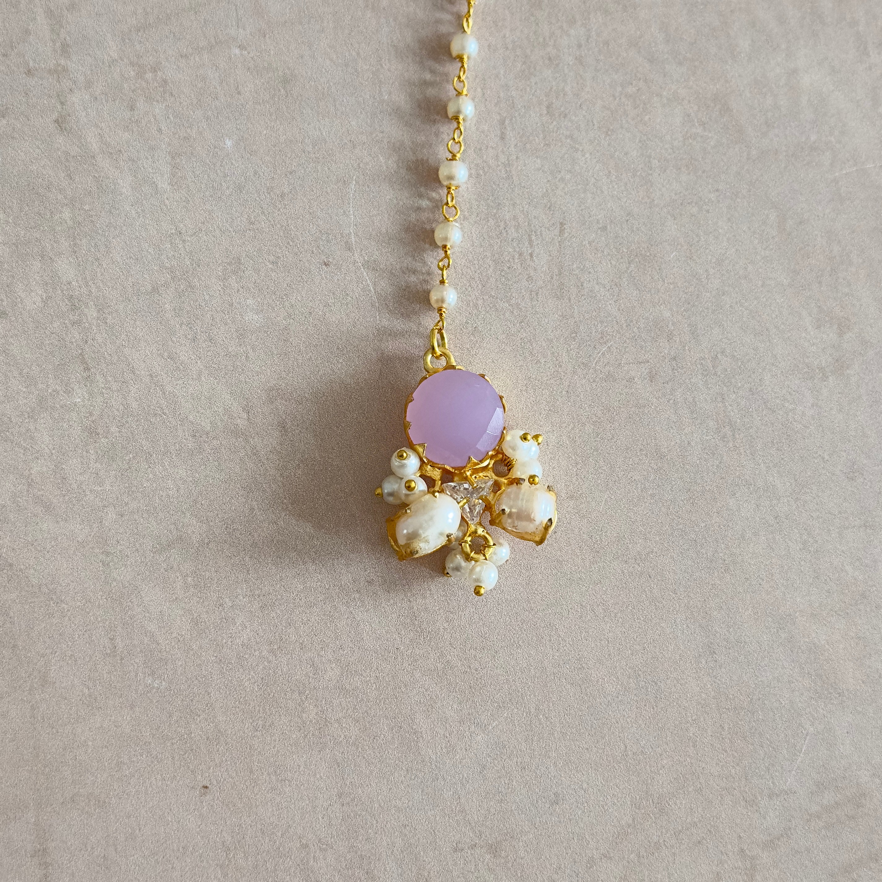 Nadine Lilac Necklace Set - Ahseya & Co