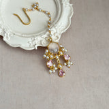 Vinnie Pink Crystal Necklace Set