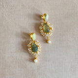 Preeti Olive Drop earrings