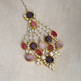 Areej Pink Purple Jhumar