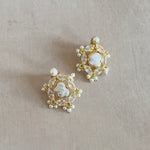 Anna Pearl Stud Earrings - Ahseya & Co