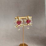 Qamara Pink Crystal Choker Set - Ahseya & Co