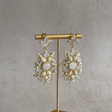 Zye Pink Crystal Drop earrings
