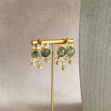 Ranya Olive Pearl Necklace Set - Ahseya & Co
