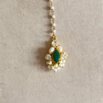 Hiba Green Crystal Choker Set - Ahseya & Co
