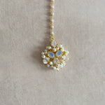 Munira Blue Crystal Necklace Set - Ahseya & Co
