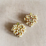 Ulani Olive Stud Earrings - Ahseya & Co