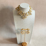 Mariam Crystal Necklace Set - Ahseya & Co