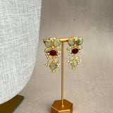 Lilia Olive Ruby Crystal Necklace Set
