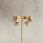 Eliza Pink Stud Earrings - Ahseya & Co