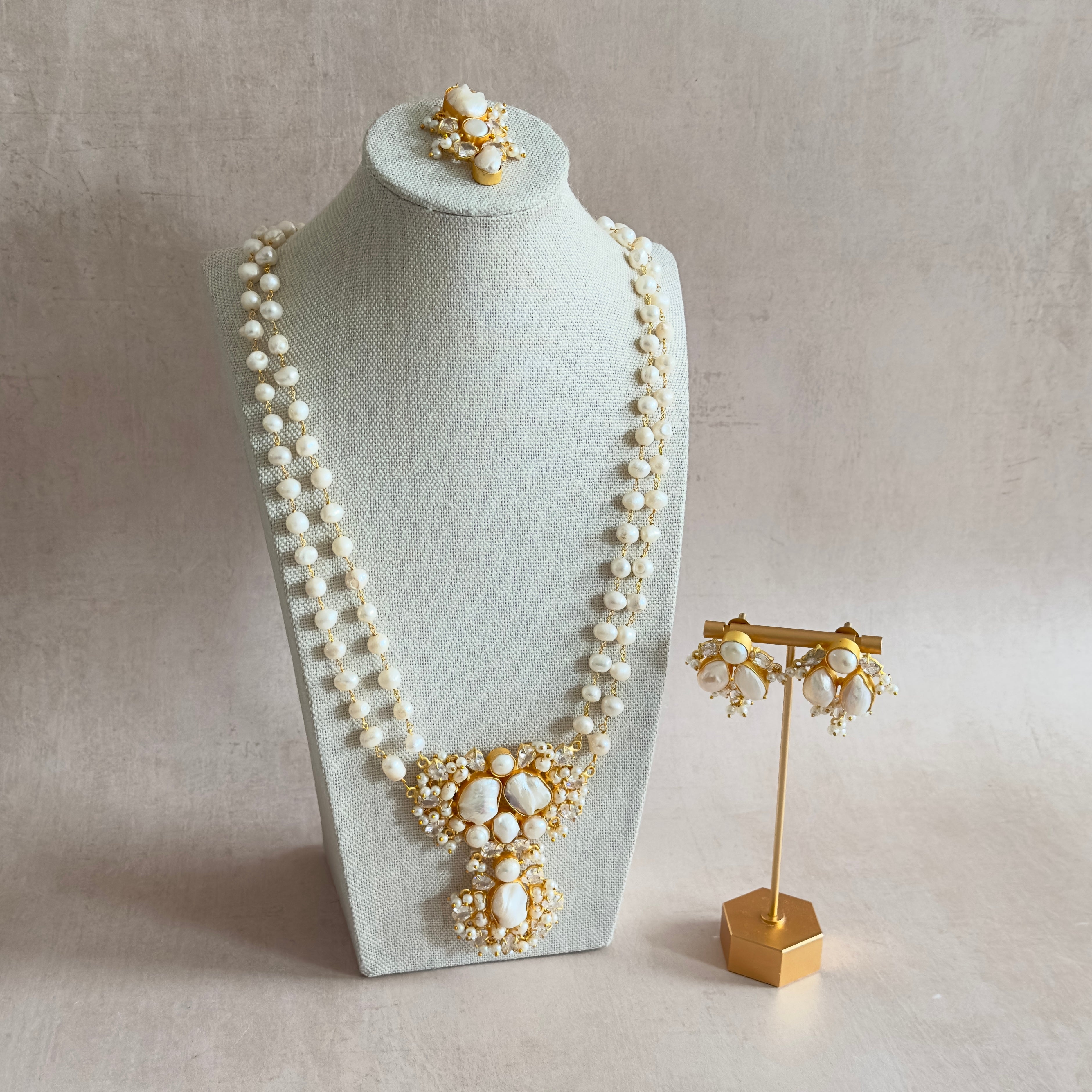Naya Pearl Mala Set - Ahseya & Co