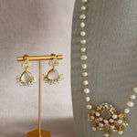 Clara Grey Pearl Mala Set - Ahseya & Co