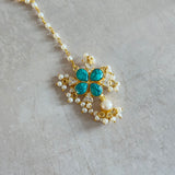 Deepika Turquoise Necklace Set