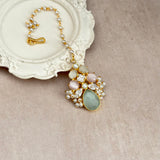 Verona Mint Pink Choker Set
