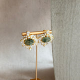 Inaliya Olive Crystal Choker Set