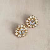 Flora Crystal Stud Earrings